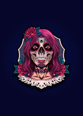 Muertos skull girl