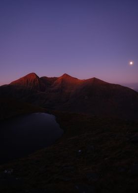 Mountains sunrise