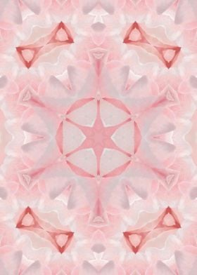 Pink rose Kaleidoscope 1