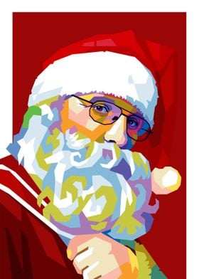 Santa Claus Popart