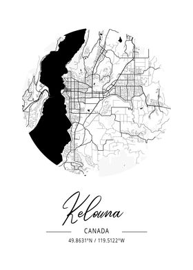 Kelowna City Map