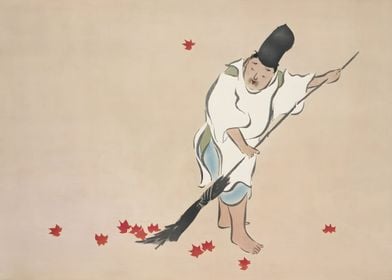 Ukiyo e Autumn Man 