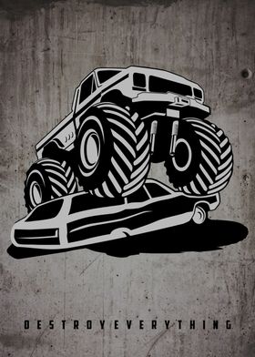 Monster Truck design art