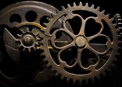 Gearwheel and sprockets