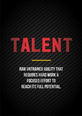 talent inspiration textart