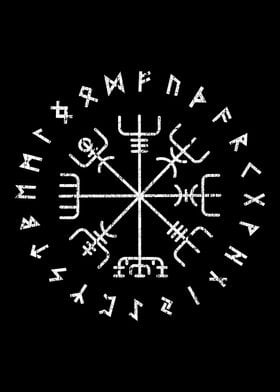 Runes Vegvisir Viking