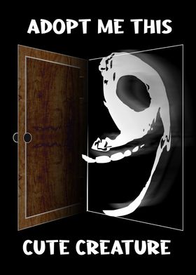 Screech Doors monsters' Poster, picture, metal print, paint by Edson Maciel  Santos