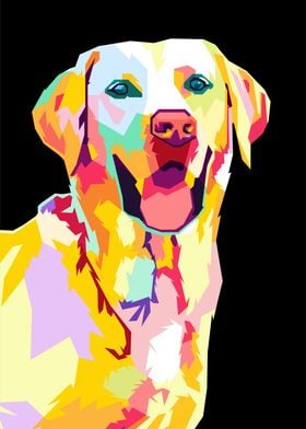 labrador retriever pop art