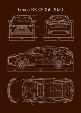 lexus RX 450 hL 2020 