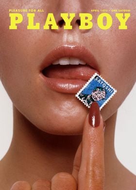 Playboy One Satoshi Stamp
