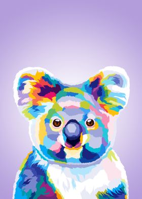 Koala Pop art