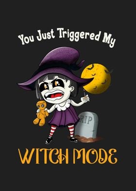 Witch Mode Funny Goth