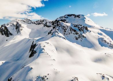 HILLS COVERED IN SNOW