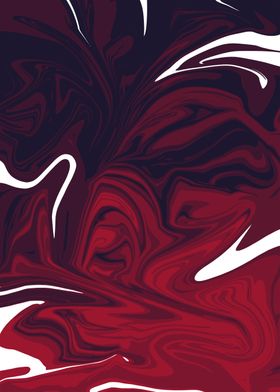 ABSTRACT DRAMATIC RED