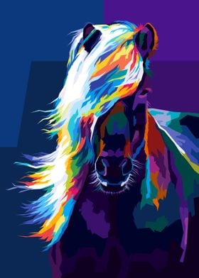 Horse Pop art