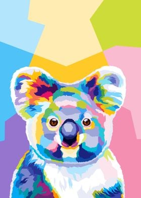 Koala Pop art