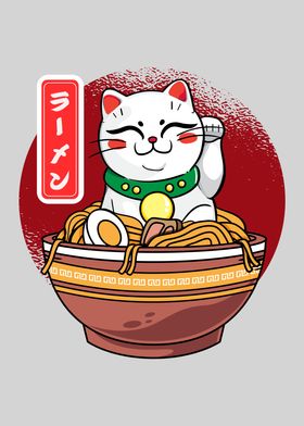 Japanese Cat Eating Japan