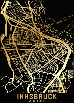 Innsbruck Austria City Map