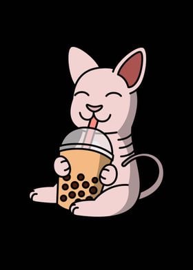 Sphynx Cat Bubble Tea 