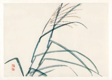 Ukiyo e Autumn Grass