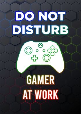 do not disturb gamer work