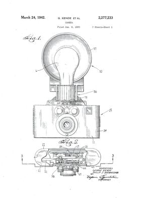 Camera With Flash Patent