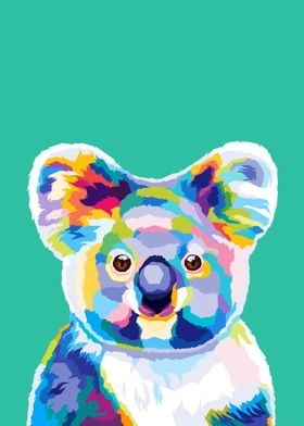 Koala Pop art