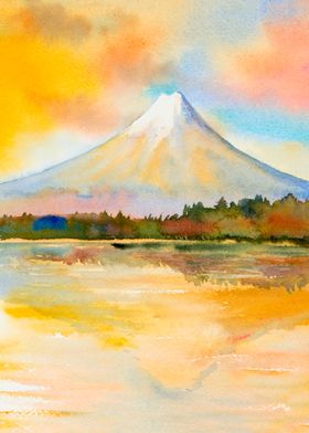 Sunny Mount Fuji