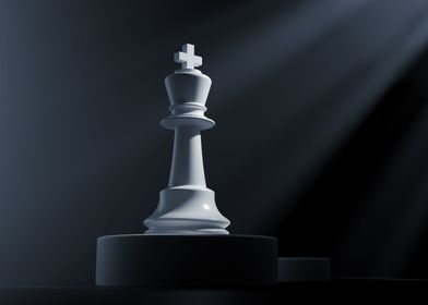 Chess King White Leader