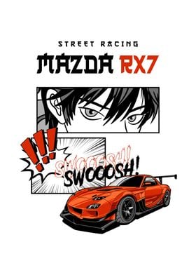 Mazda RX7 Manga