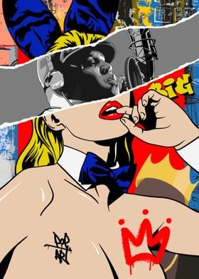 Pop art style