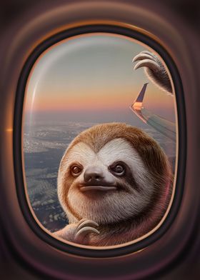 SLOTH AT THE WINDOW