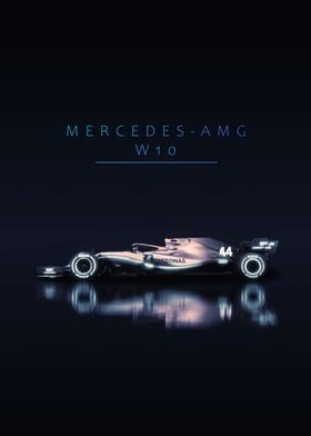 Mercedes AMG W10 F1 Car