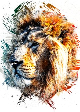 Cute Lion Paintings