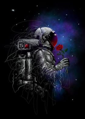 Astronaut space Love