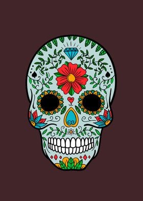 Mexican skull 07