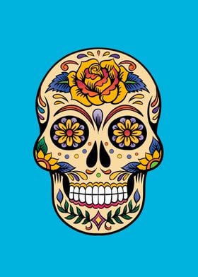 Mexican skull 08