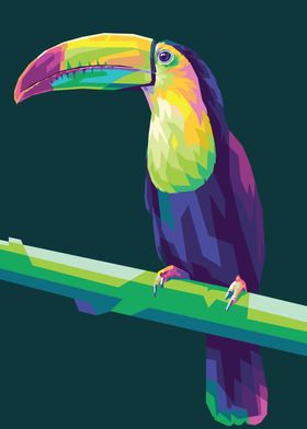 Toucan Bird Pop Art