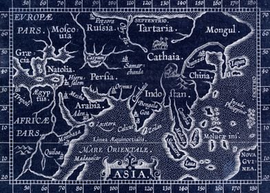 Asia old map