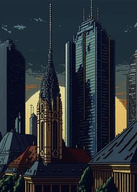 Frankfurt pixel art