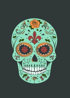 Mexican skull 09