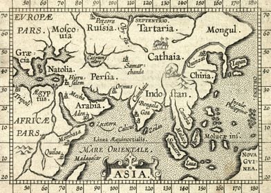 Asia old map