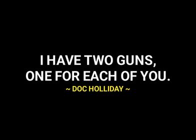 Doc Holliday quotes 