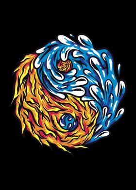 Yin Yang Fire and Water