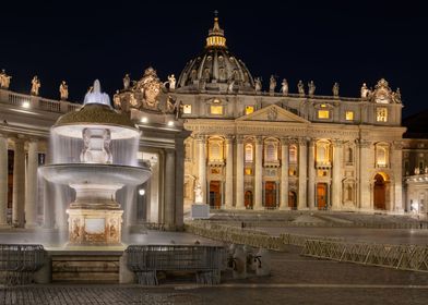 Vatican At Night
