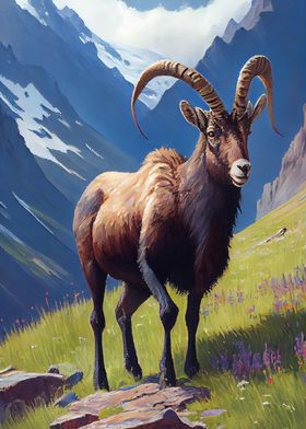 Siberian Ibex