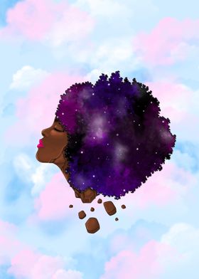 Galaxy afro