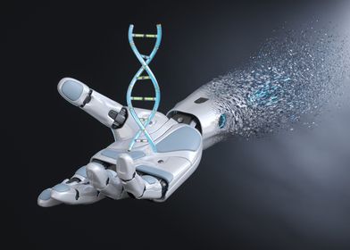Robot hand with cyber DNA