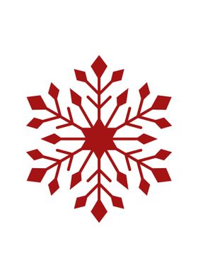 Red Snowflake