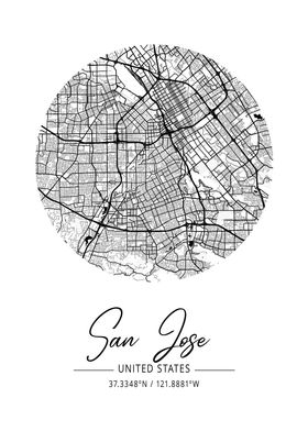 San Jose City Map